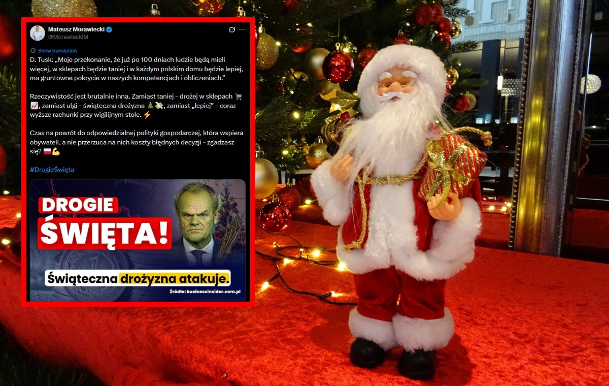 Morawiecki: Zamiast ulgi - świąteczna drożyzna