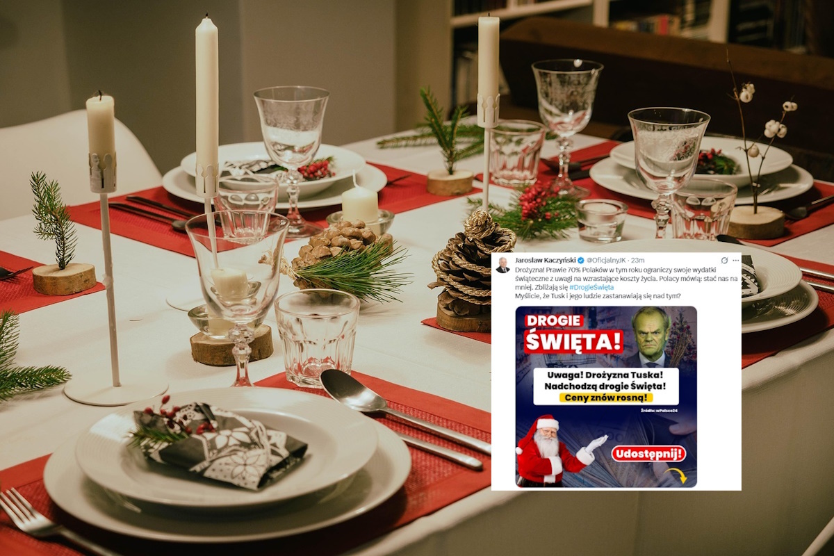 Drożyzna na święta. Prezes Kaczyński przejęty losem Polaków