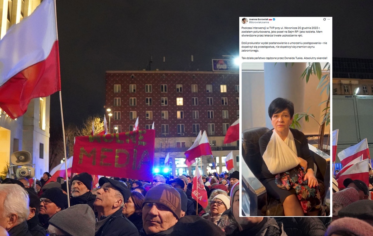 Umorzono postępowanie ws. poturbowania Borowiak