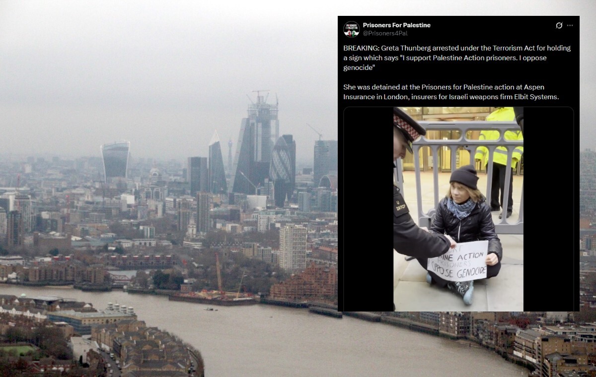 Thunberg zatrzymana w Londynie. Wyniesiono ją na rękach!