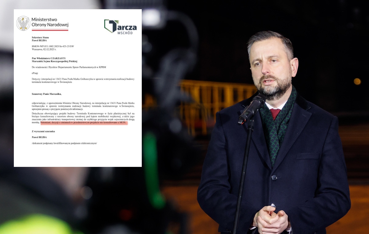 Gróbarczyk: MON nie opiniował budowy Przylądka Pomerania