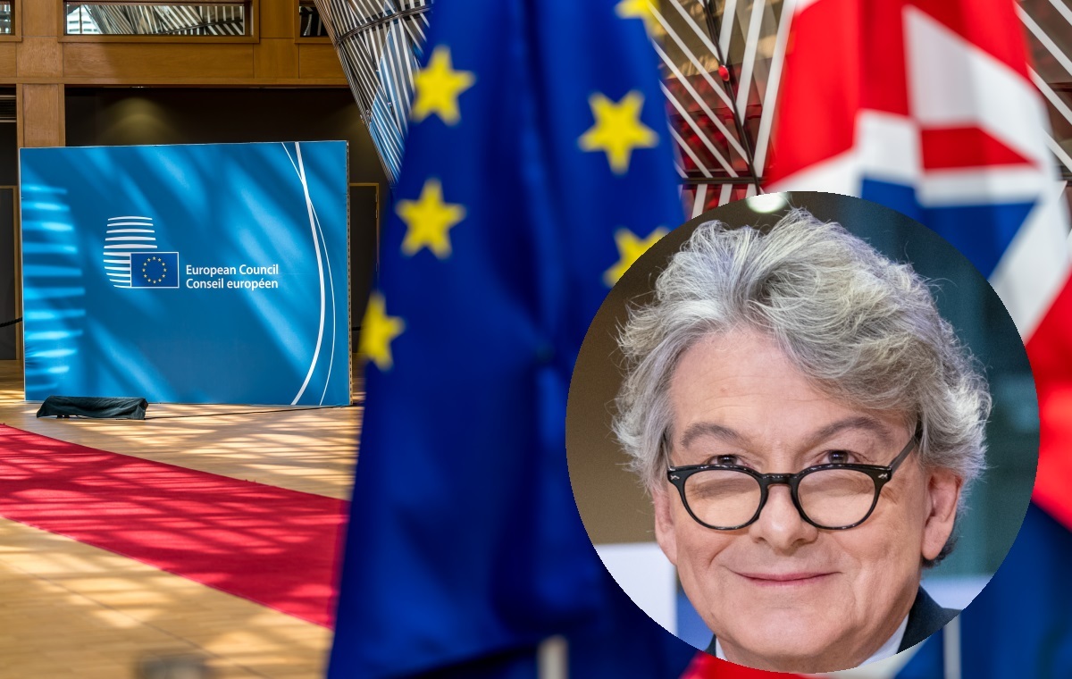 Brytyjski rząd broni b. komisarza Bretona wobec sankcji USA