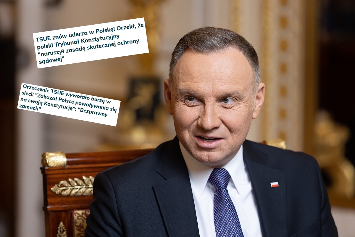 A. Duda: Należy ostentacyjnie zlekceważyć te orzeczenia TSUE