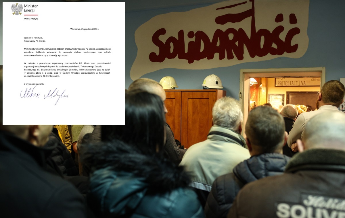 Pismo min. Motyki do górników z Silesii. Duda: Skandaliczne