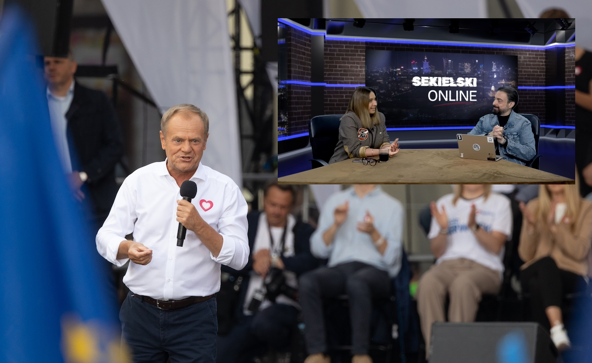 Sekielski o Tuski w kampanii: Płaczliwy starszy pan