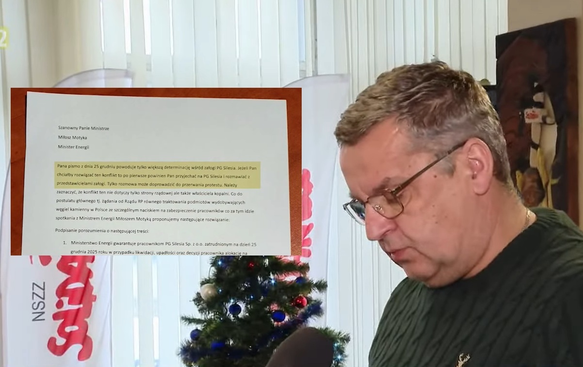 TYLKO U NAS. Piąty dzień protestu górników. Co z Motyką?