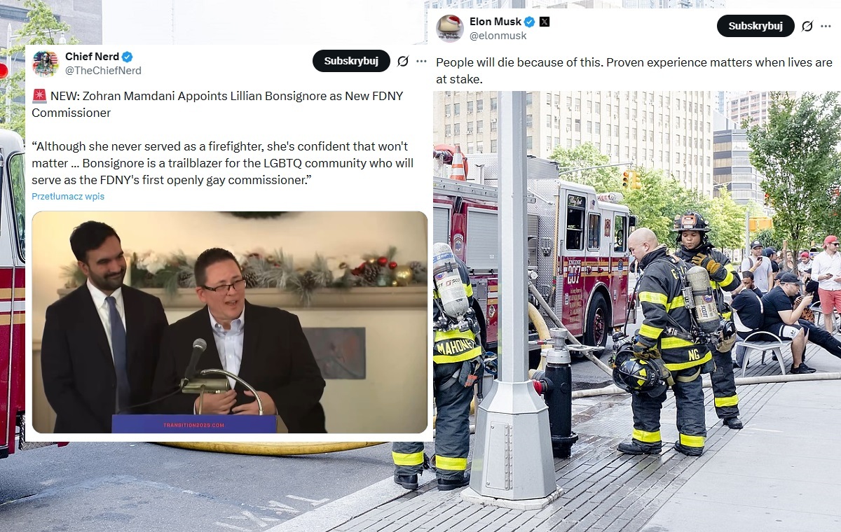 Musk o decyzji Mamdaniego: Ludzie będą umierać