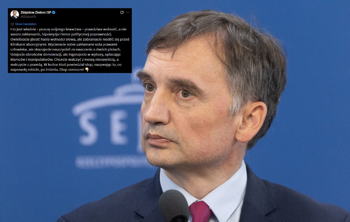 Zakaz wjazdu do USA dla Bretona. Ziobro: Stop cenzurze!