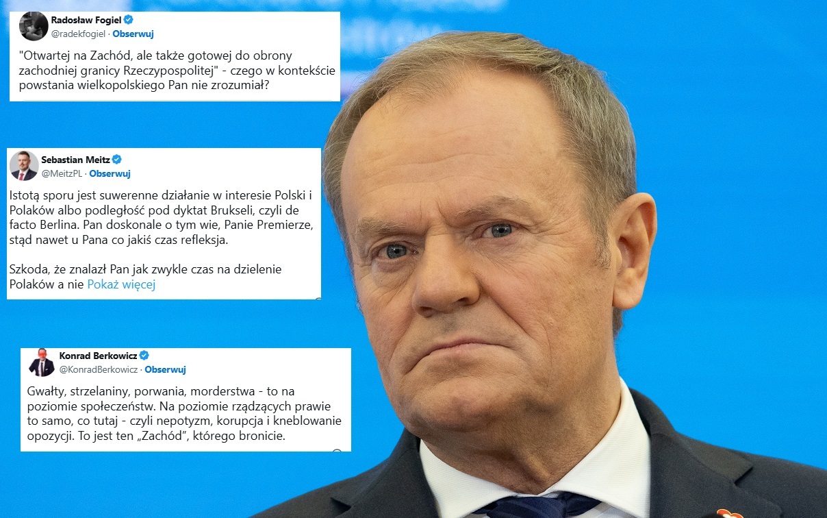 Tusk zaatakował prezydenta ws. "Zachodu". Mocne komentarze