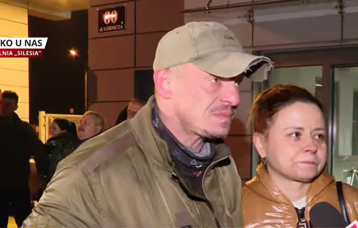 TYLKO U NAS. Protestujący górnicy wyszli na powierzchnię!