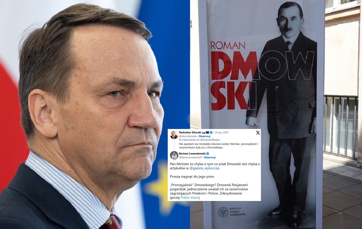 Sikorski zaatakował... Romana Dmowskiego. Burza w sieci