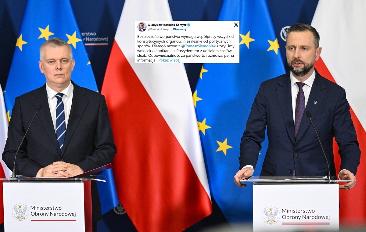 MON zwrócił się do prezydenta o spotkanie z szefami służb