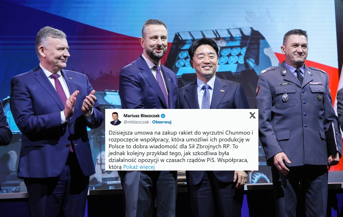 Będziemy produkować pociski rakietowe. Błaszczak reaguje