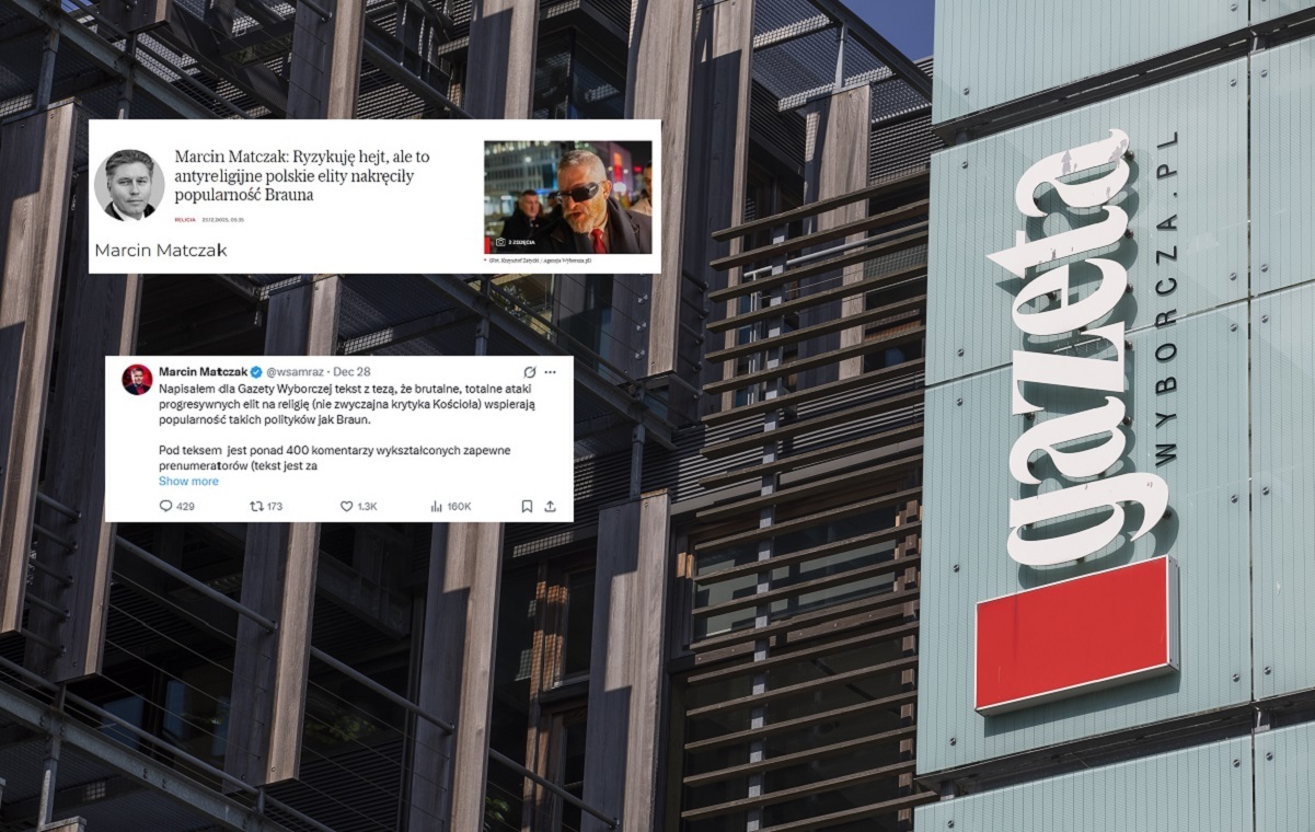 Matczak napisał o atakach na Kościół. Doświadczył fali hejtu