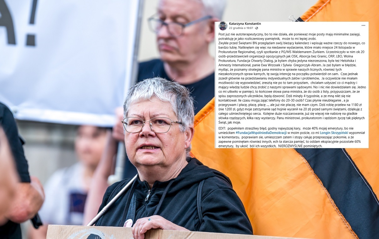 Czego oczekiwała od Żurka? Szokujący wpis Augustynek