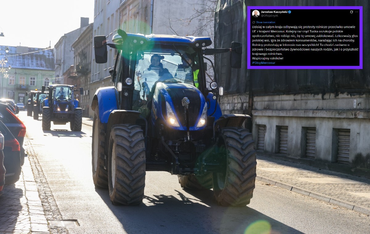 Prezes PiS: Rolnicy protestują w interesie nas wszystkich!