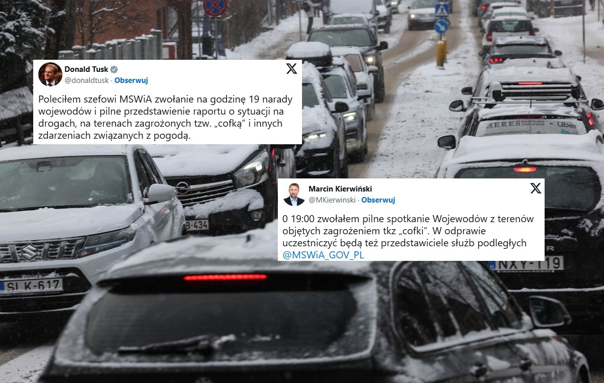 Kierwiński na polecenie Papy zwołał naradę ws. pogody