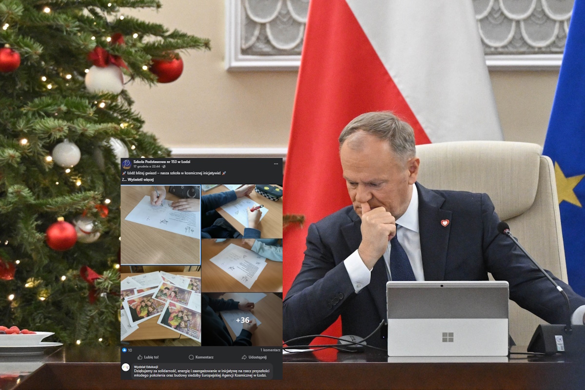 Uczniowie wysłali listy do Tuska, z gotową treścią. "Hit"