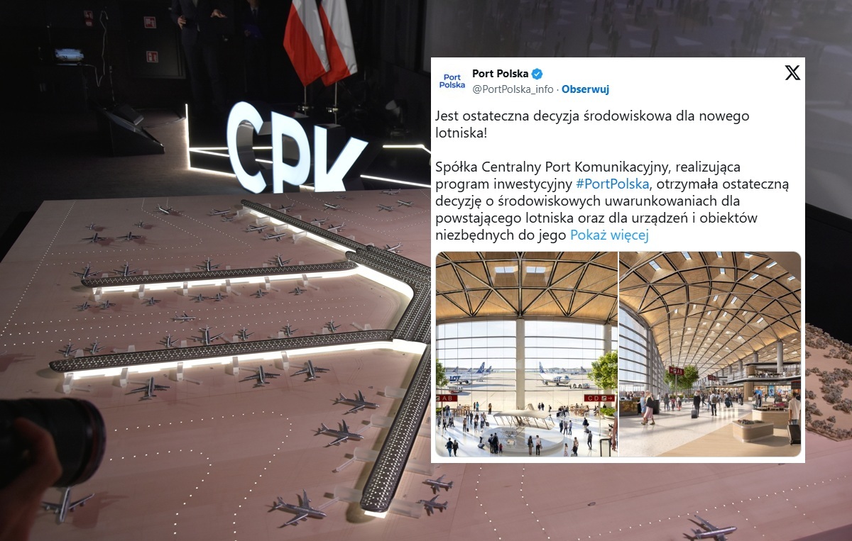 W końcu jest decyzja środowiskowa dla CPK