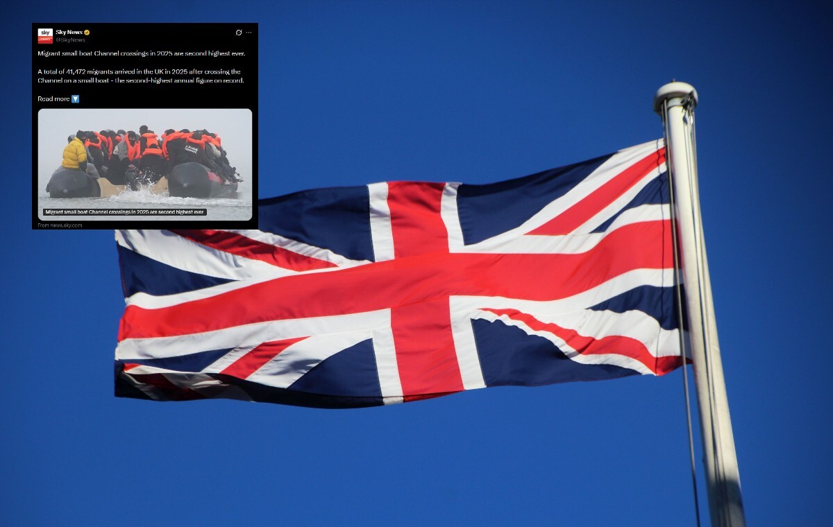 Wielka Brytania mierzy się z rekordowym napływem migrantów