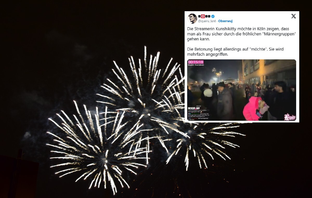 Streamerka obrzucana petardami w niemieckiej Kolonii!