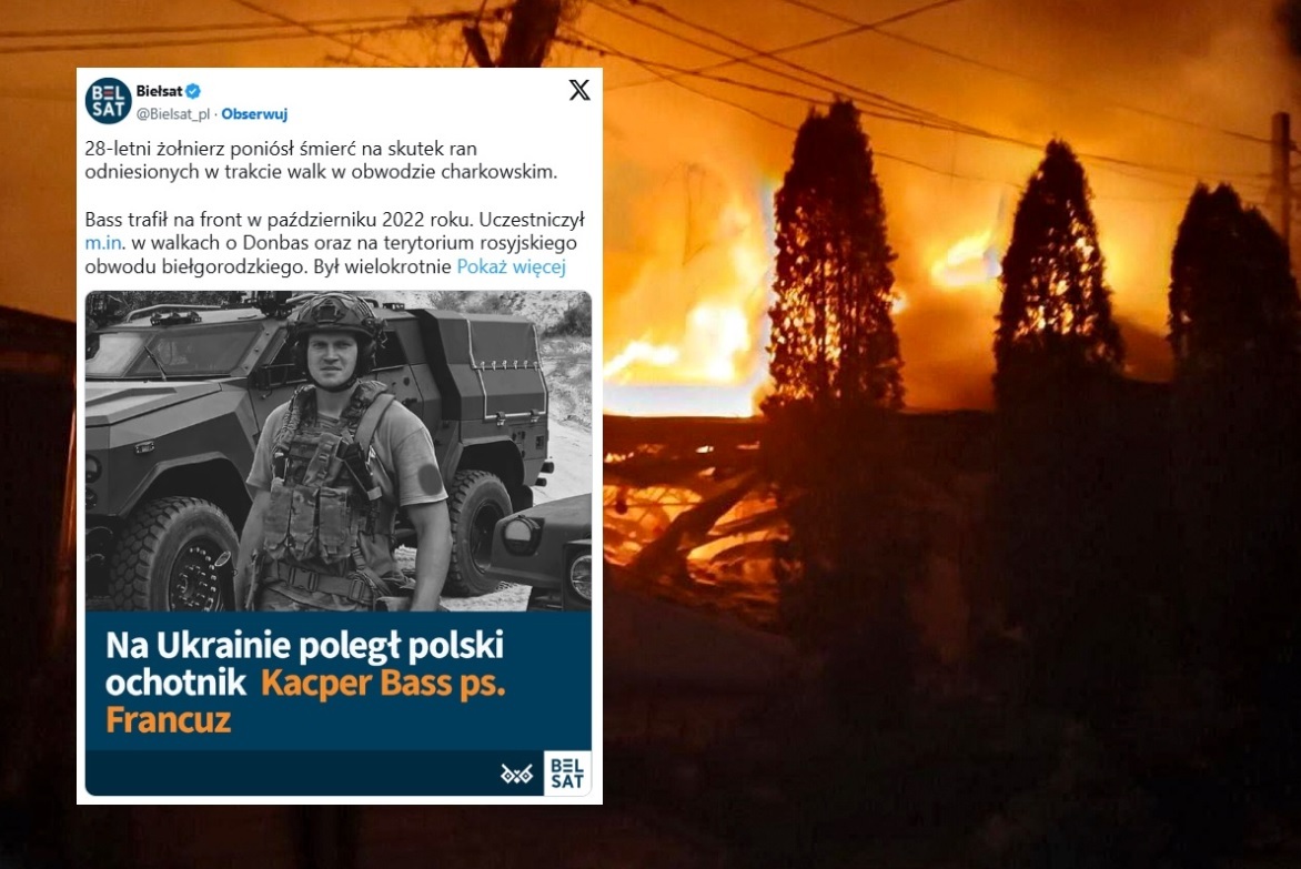 Zginął polski ochotnik walczący na Ukrainie. Miał 28 lat