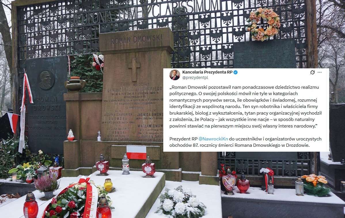 wiadomości,aktualności,wPolityce.pl Prezydent: Dmowski pozostawił nam ponadczasowe dziedzictwo