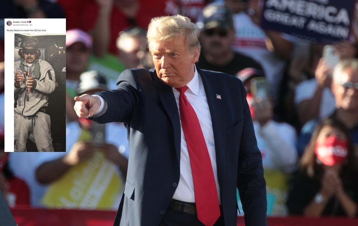 Prezydent Trump pokazał zdjęcie schwytanego Nicolasa Maduro!