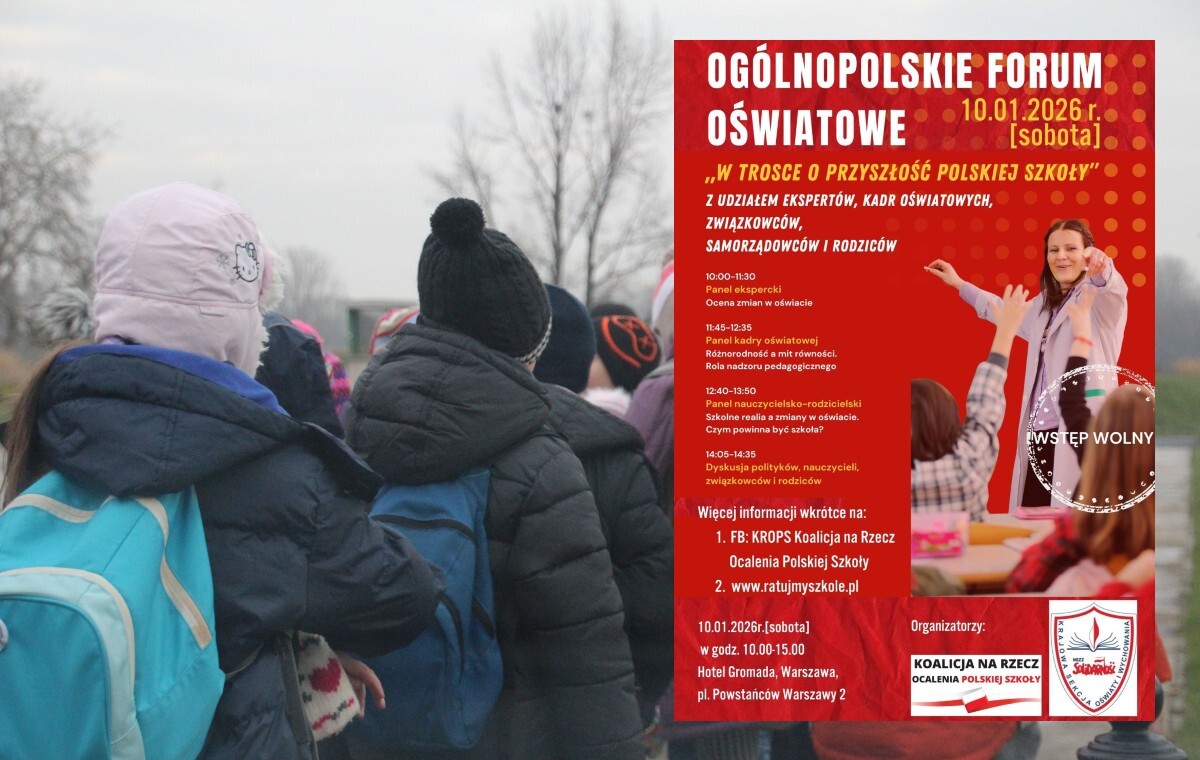 KROPS i Solidarność zapraszają na Forum Oświatowe!