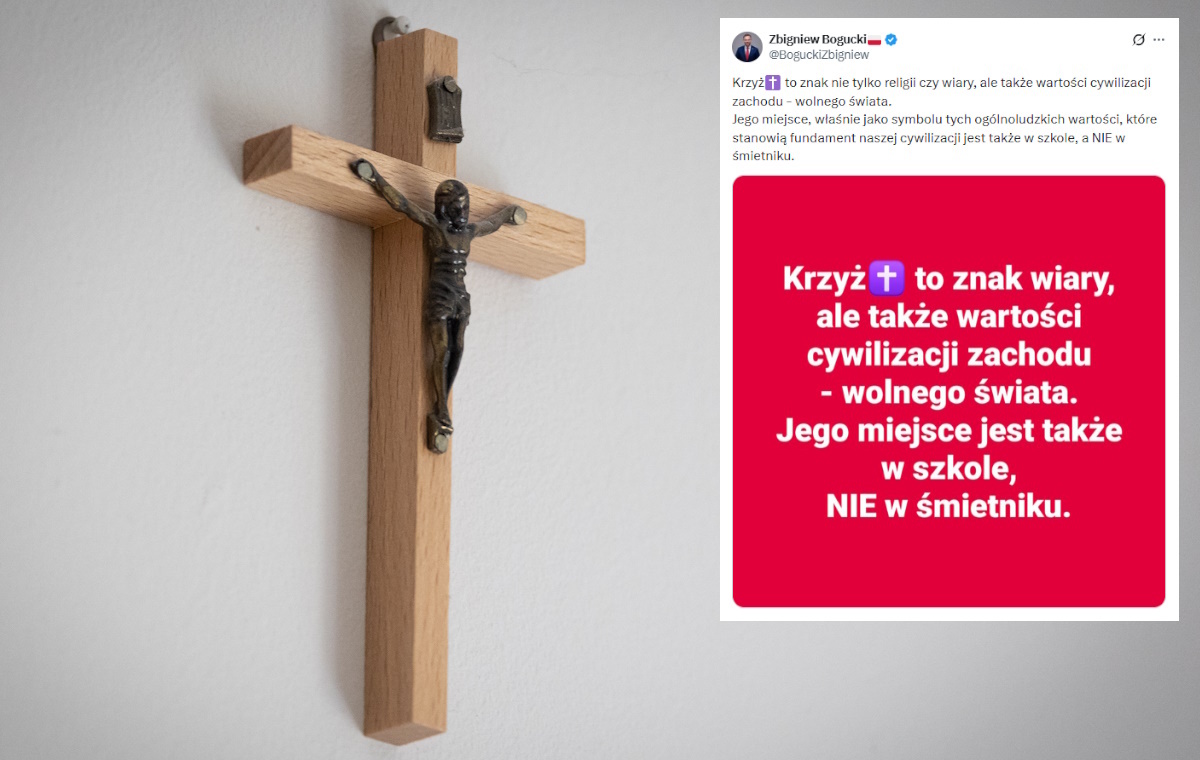 Bogucki: Krzyż to nie tylko znak wiary, ale i wolnego świata