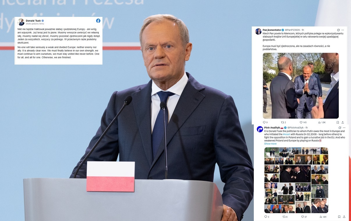 Tusk is pushing for the federalization of Europe? Emotional post!