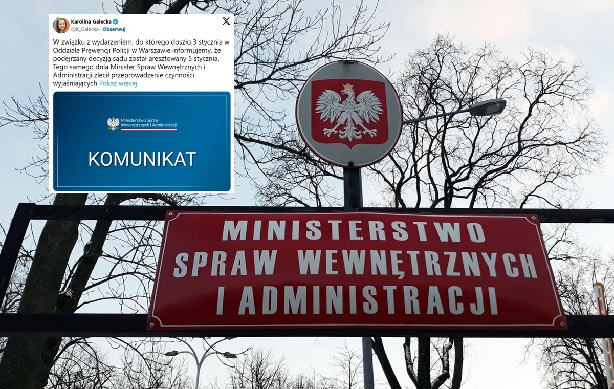 Tak wygląda reakcja MSWiA ws. doniesień o gwałcie w policji!