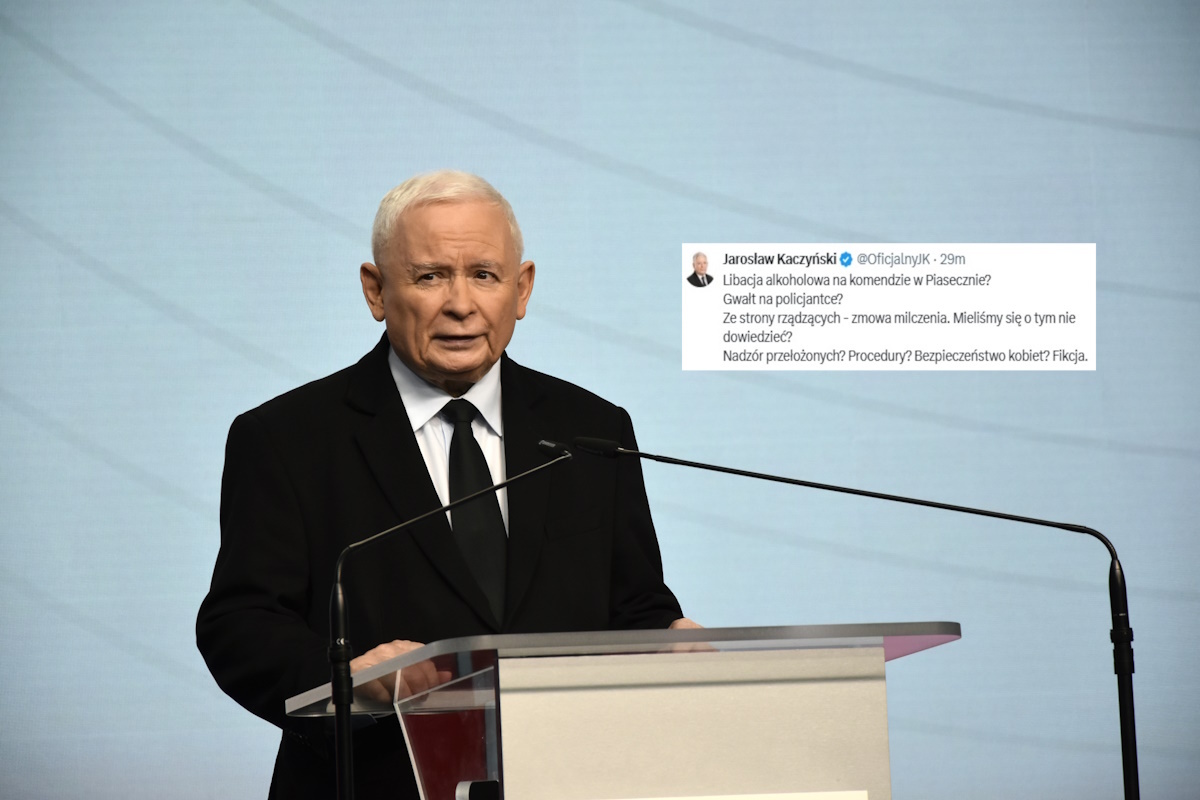 Przełożony miał zgwałcić policjantkę. Prezes PiS komentuje