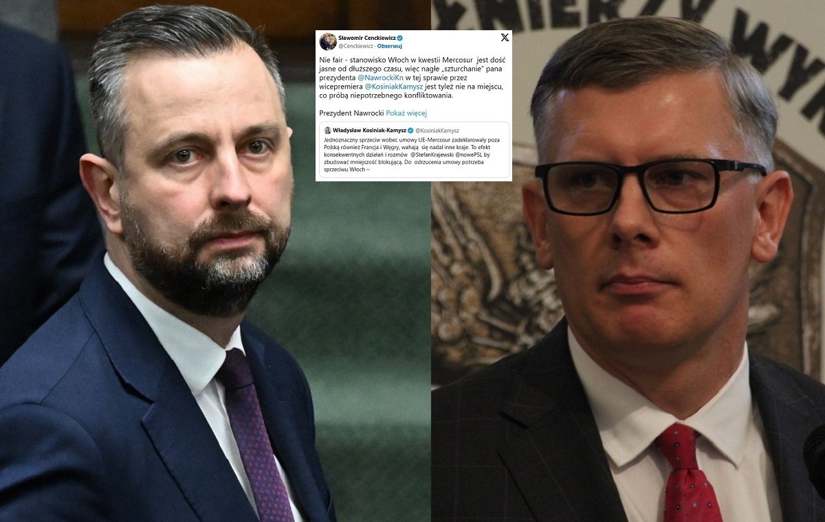 Kto winny ws. Mercosur?Cenckiewicz do szefa PSL: To nie fair