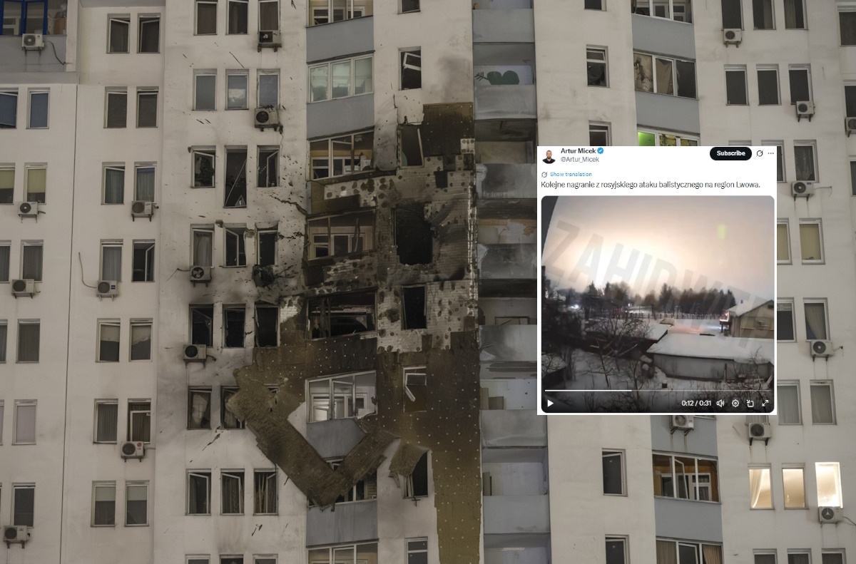 Nocny ostrzał Lwowa. Rosjanie mieli użyć oriesznika