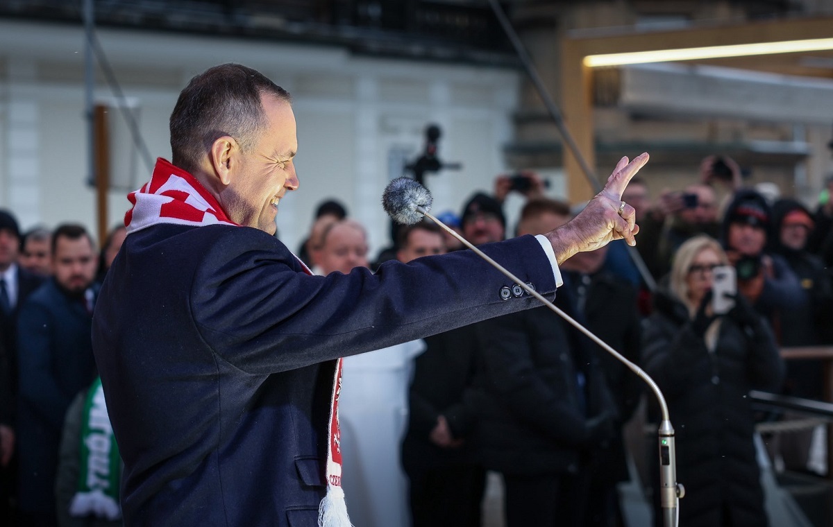 Tak kibice przywitali prezydenta Nawrockiego na Jasnej Górze