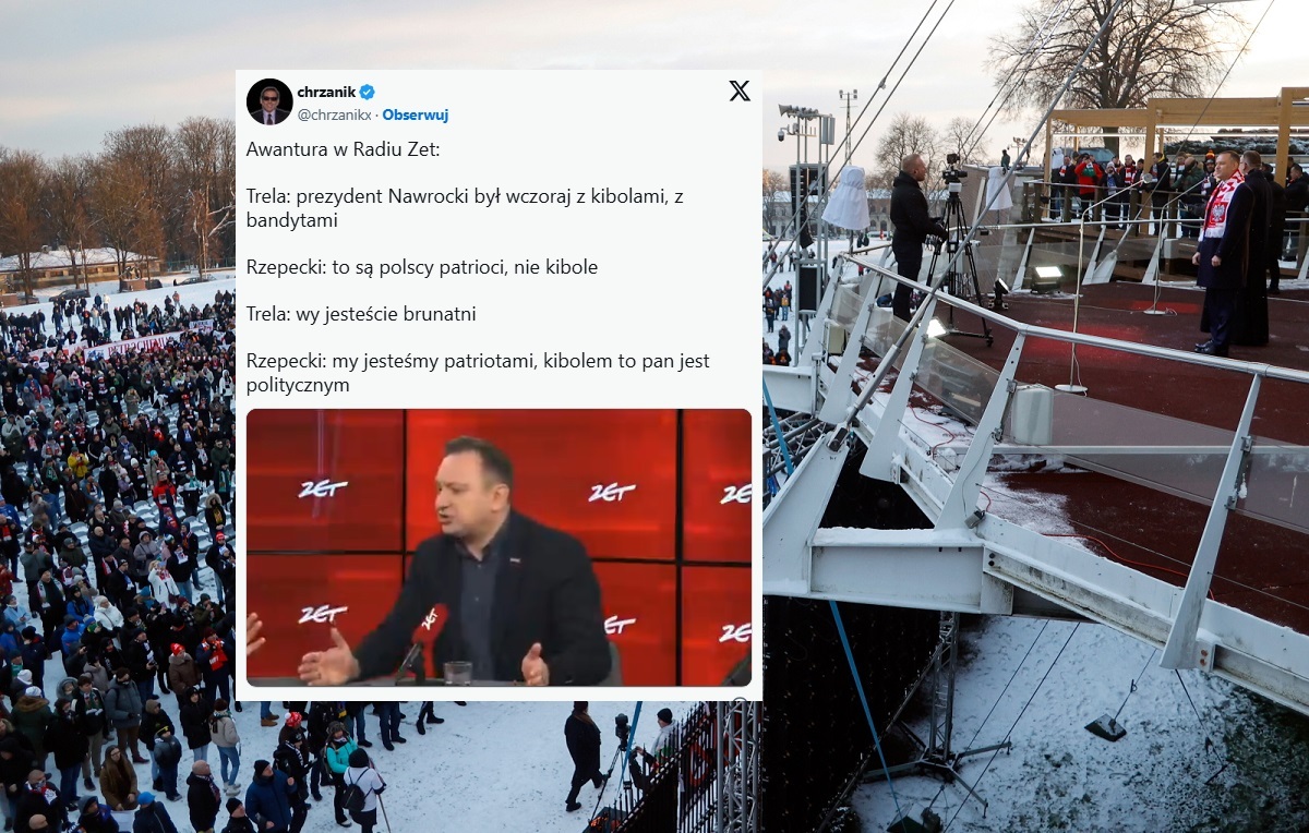 Trela obrażał pielgrzymujących kibiców. Rzepecki mocno