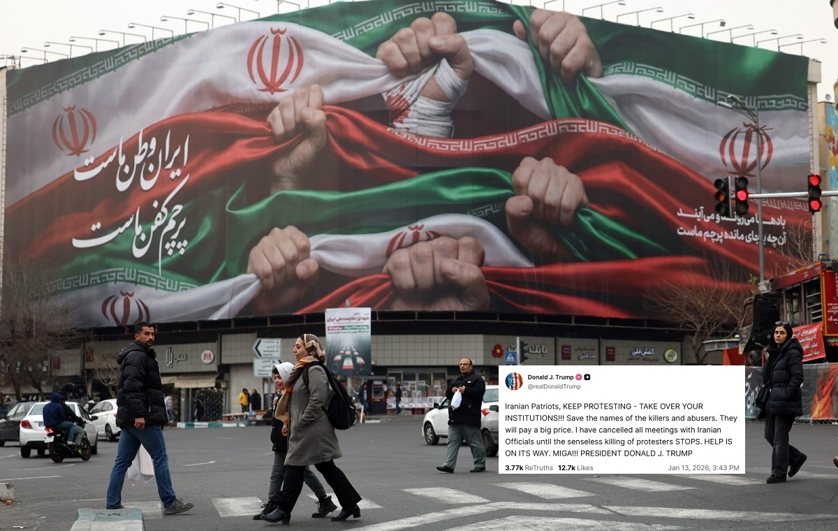 Trump do Irańczyków: Protestujcie, przejmujcie instytucje