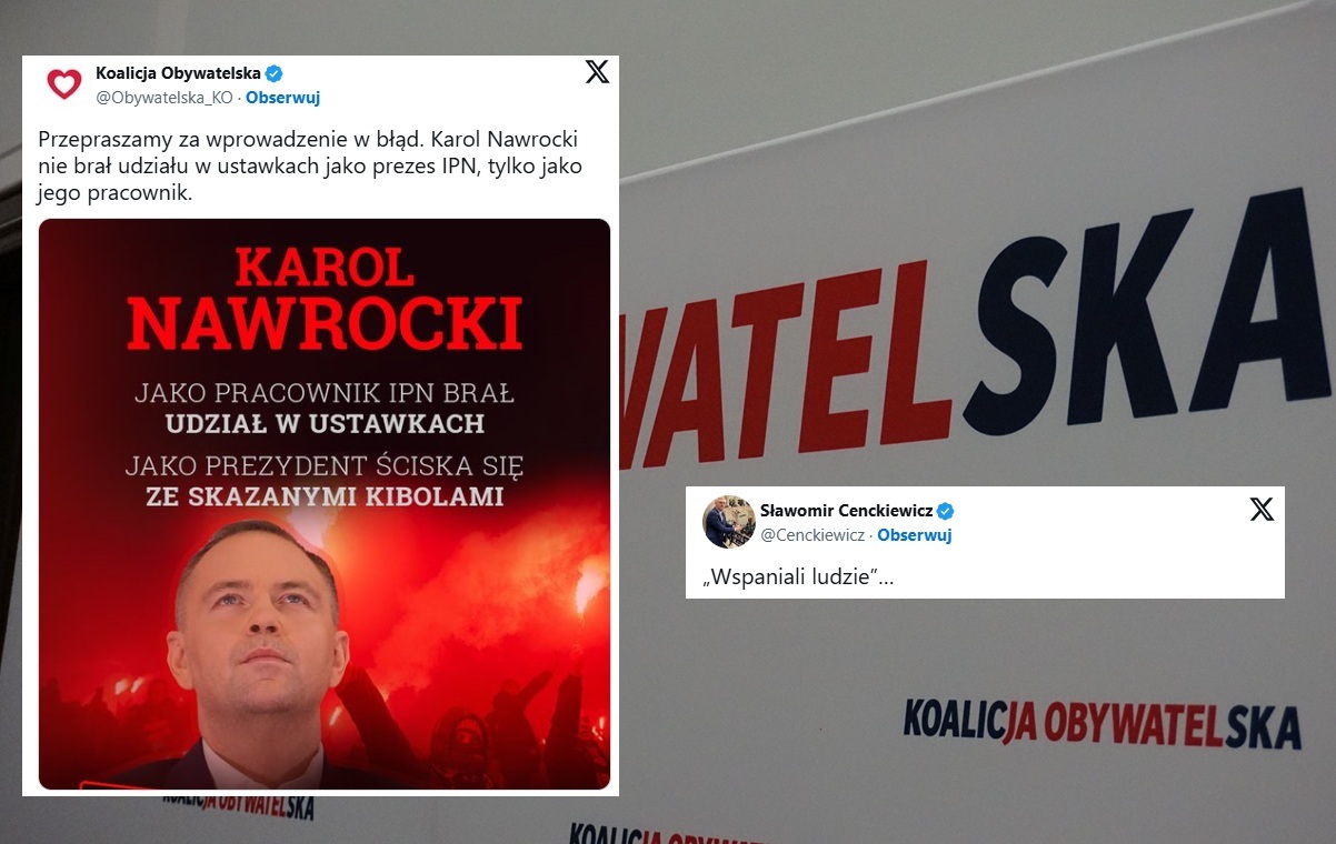 KO bezczelnie "przeprasza" za dezinformowanie ws. prezydenta