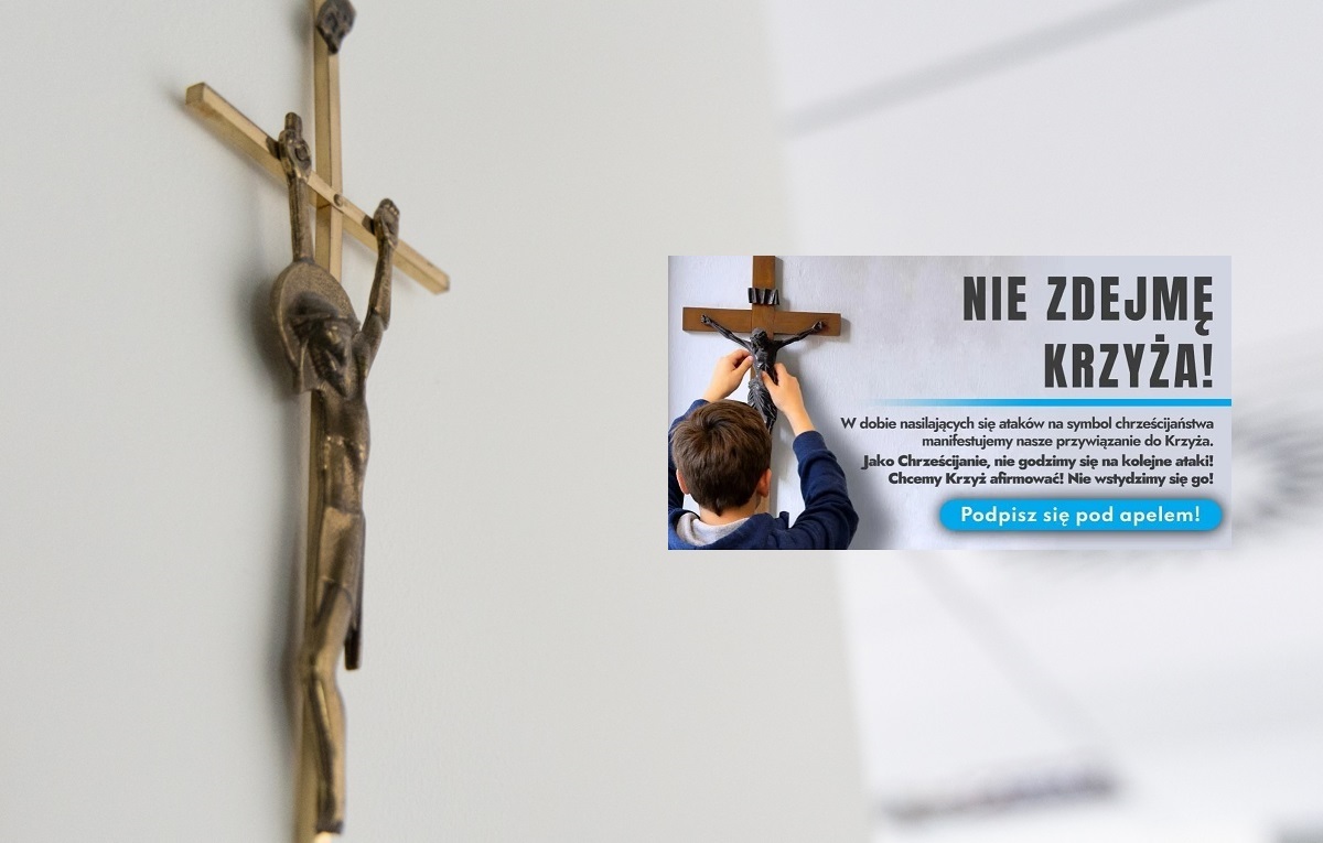 Apel w obronie wolności religijnej. "Nie zdejmę Krzyża!"