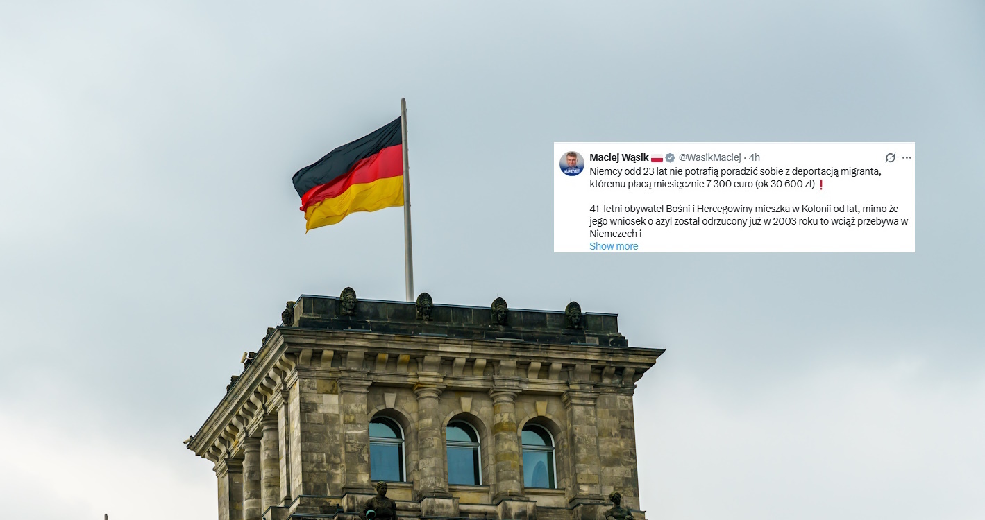 Latami unika deportacji z Niemiec. Pobiera ponad 7 tys. euro