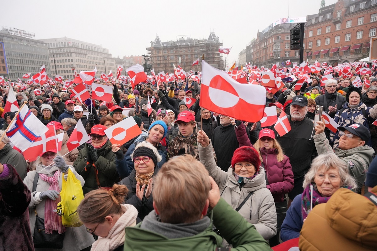 Antyamerykańskie protesty w Kopenhadze. „Ręce precz”