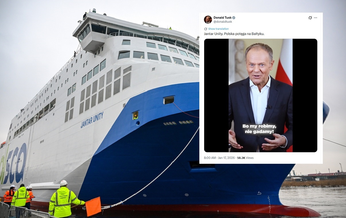 Tusk: "Jantar Unity. Polska potęga". Ale z czasów rządu PiS!