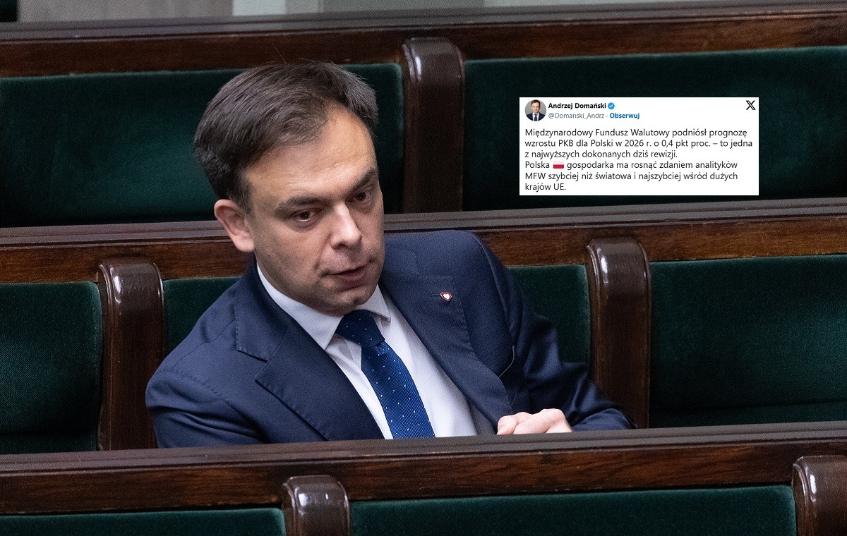 Pozytywne dane MFW dla Polski. Domański nie kryje radości
