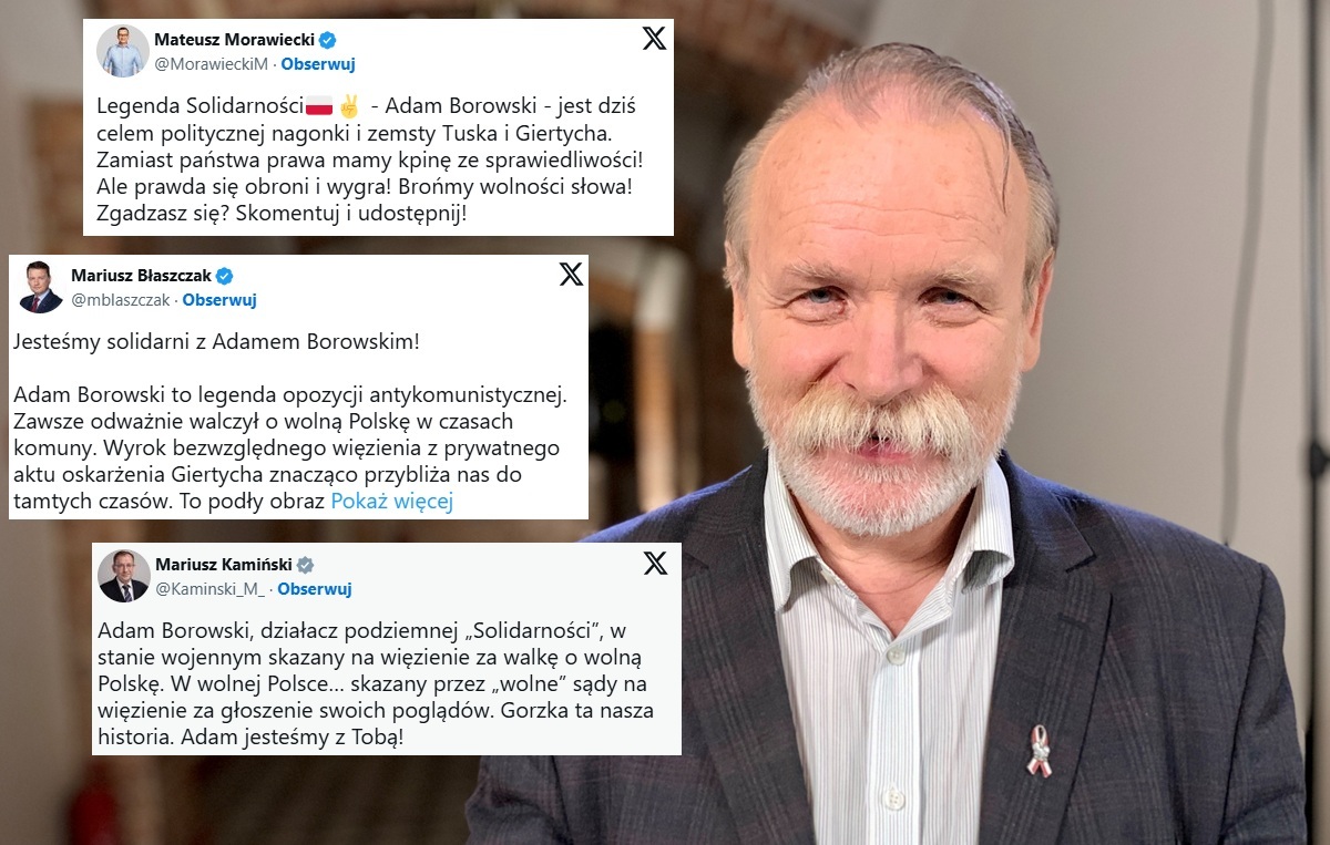 PiS staje w obronie Borowskiego. "Kpina ze sprawiedliwości"