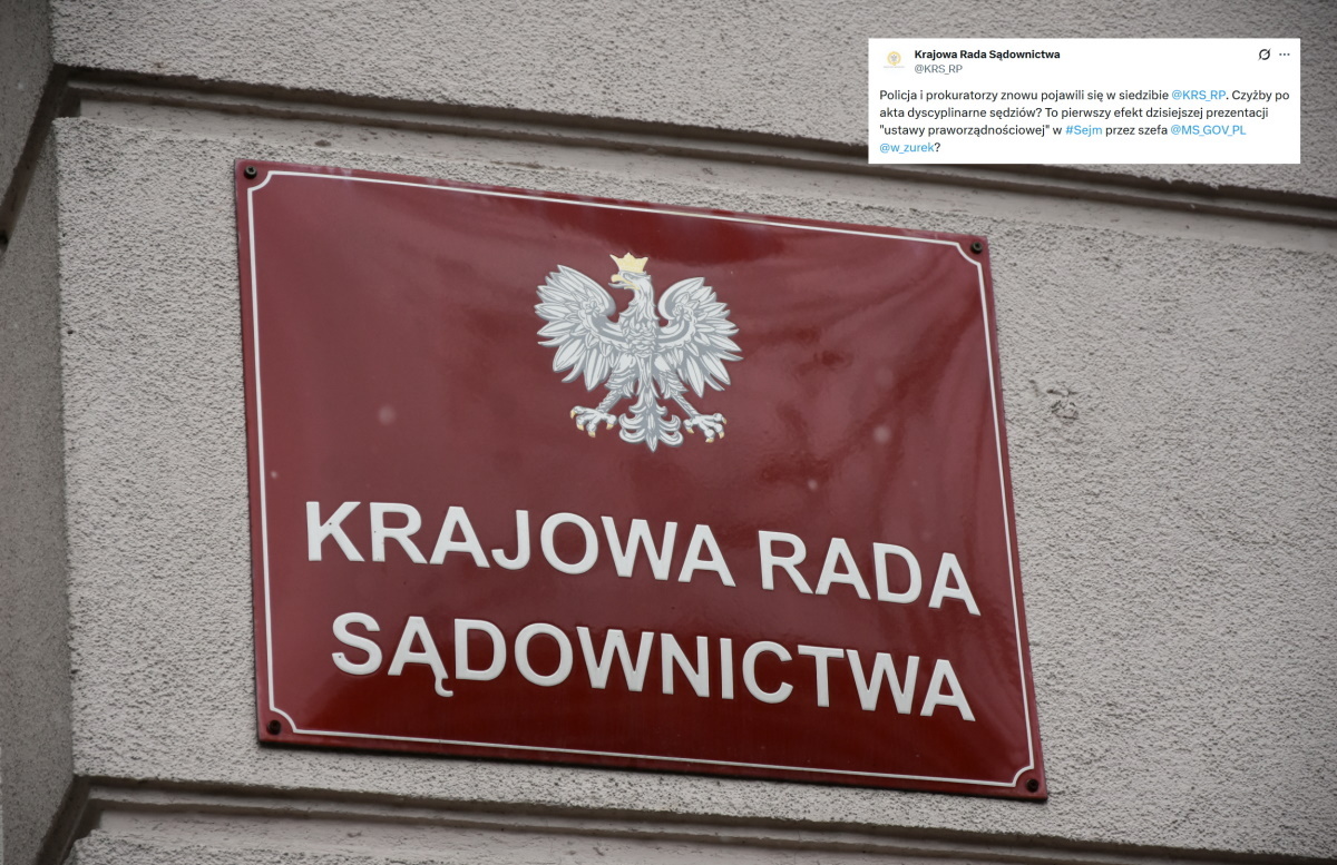 NASZ NEWS. Policja w siedzibie KRS. Wiemy, czego szukają!