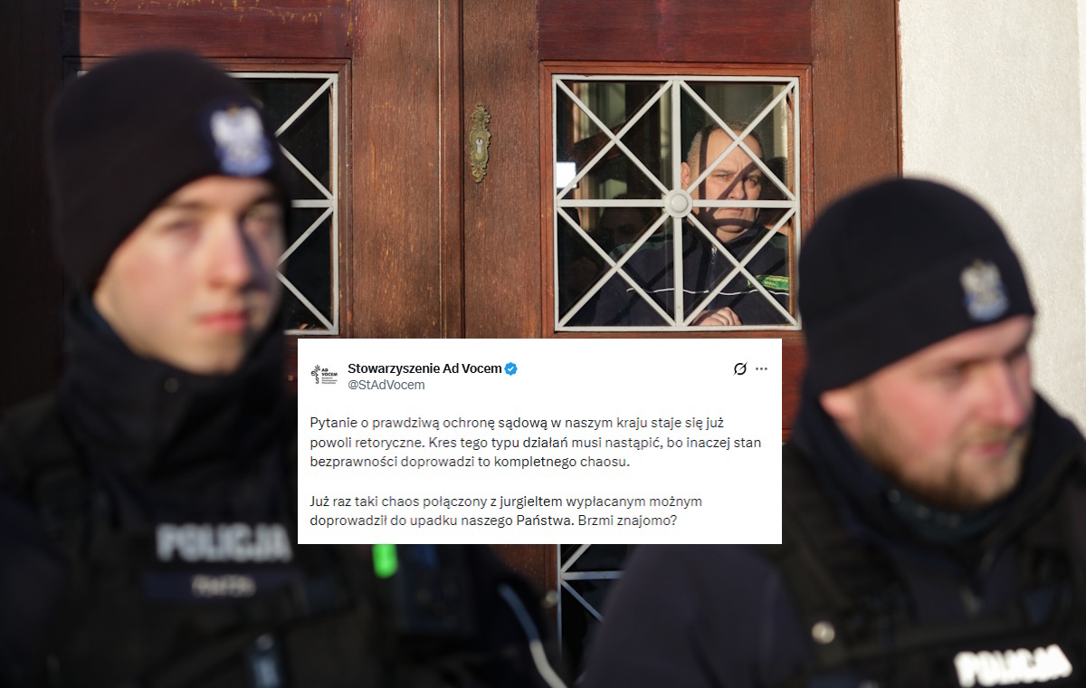 "Ad Vocem" ostro ocenia wtargnięcie "żurkowców" do siedziby KRS