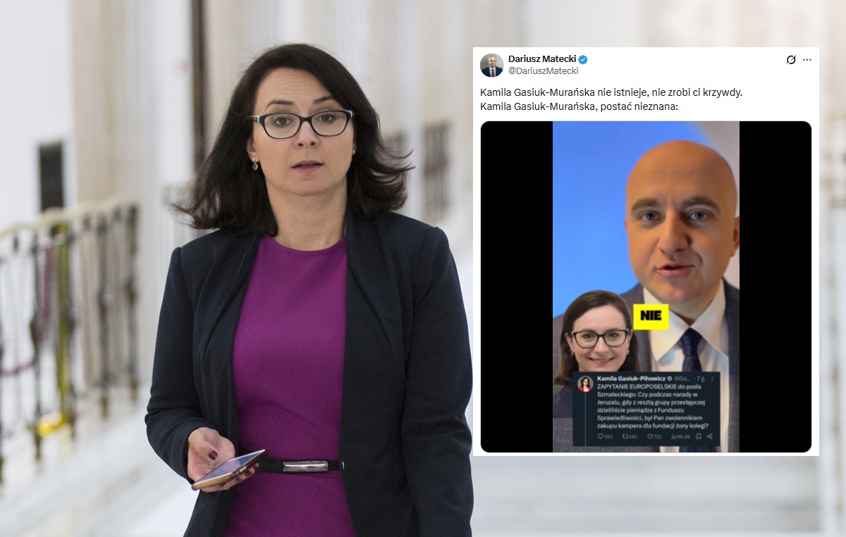 Prymitywny atak. Gasiuk-Pihowicz nazwała Mateckiego "Szmateckim"