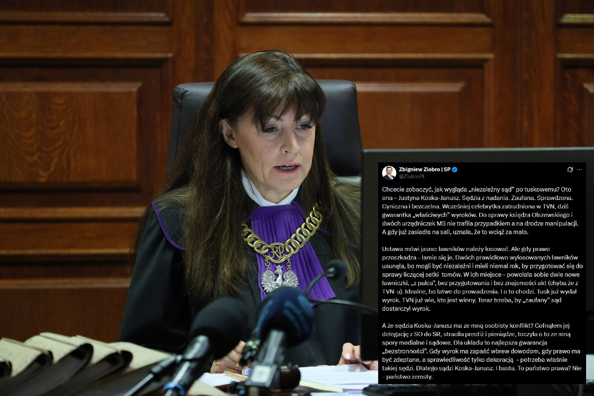 Kim jest sędzia referent ws. ks. Olszewskiego? Mocny wpis Ziobry