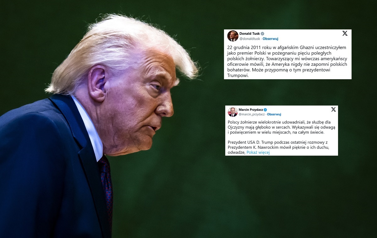 Tusk i Przydacz reagują na słowa Trumpa na temat Afganistanu